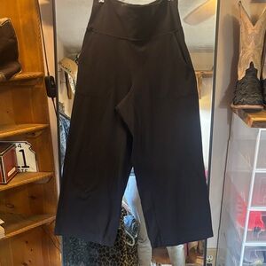 lululemon athletica Black Wide Leg Pants